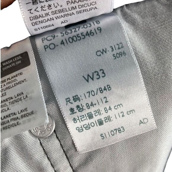 Levis 501 Shorts‎ Women’s 33 Black Distressed Button Fly High Waisted Dark Wash - Picture 3 of 9